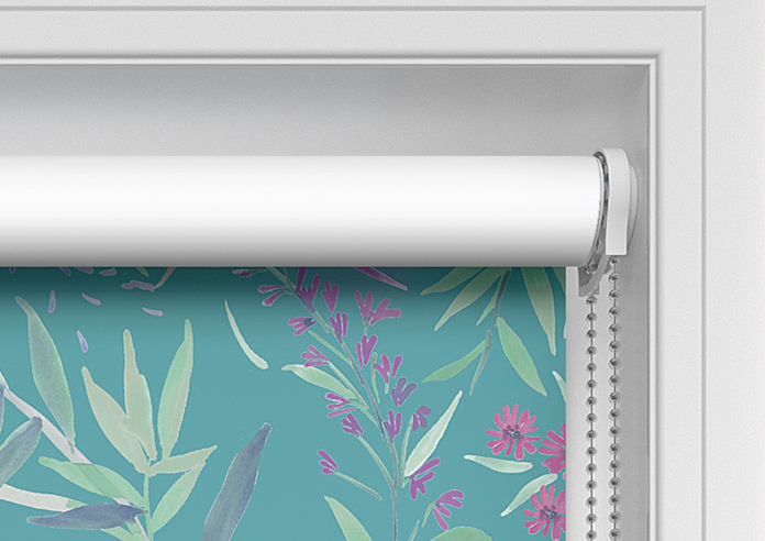 Birds of Paradise, Teal - Twist&Fit Roller Blind - Image 11
